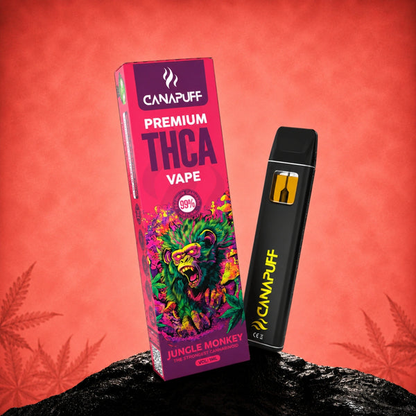 Canapuff THCA Vape Jungle Monkey 99% 1ml jednorazové pero