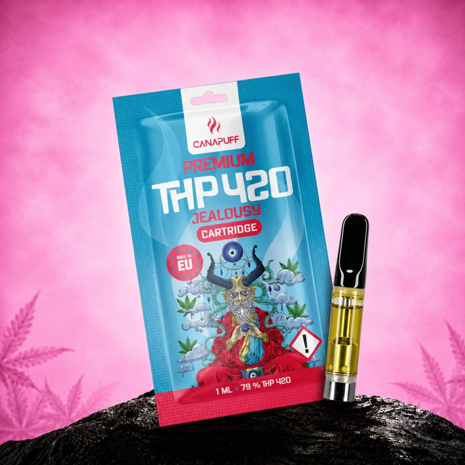 Canapuff THP420 Jealousy Cartridge 79%, 1 ml vape liquid