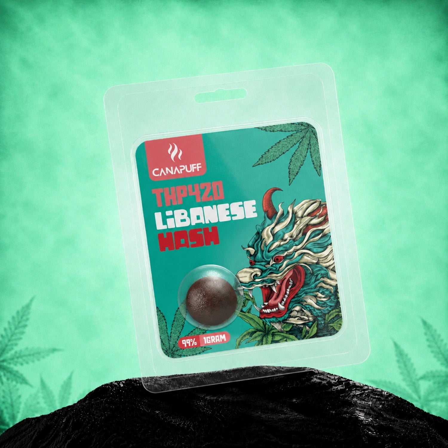 Canapuff THP420 Lebanese hash 99% 1 gram