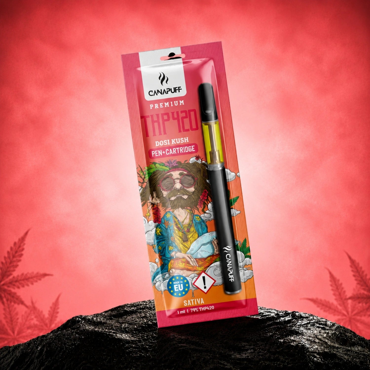 Canapuff THP420 Dosi Kush pen cartridge 79%, 1 ml