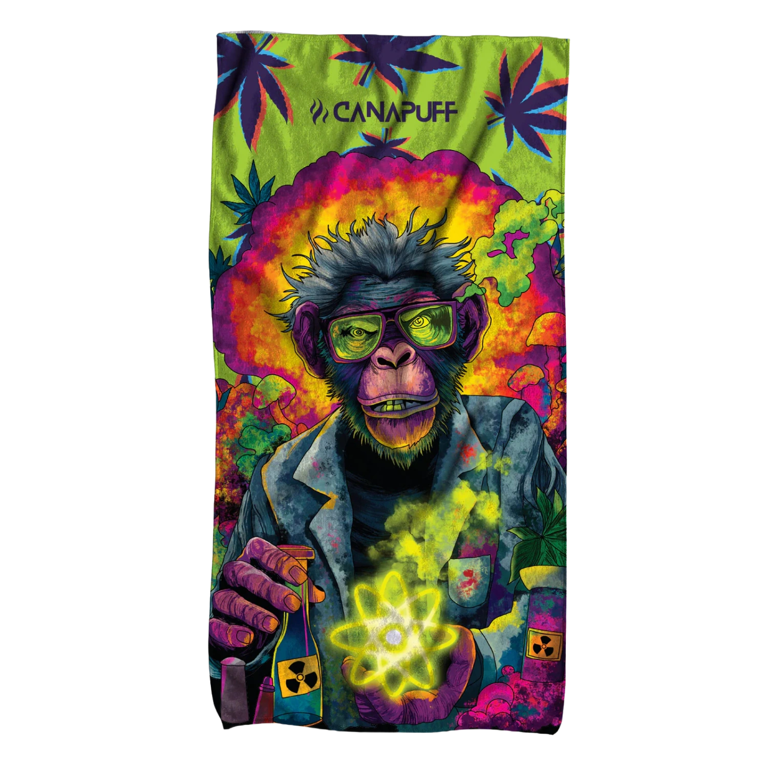 Canapuff Towel Atomic Monkey