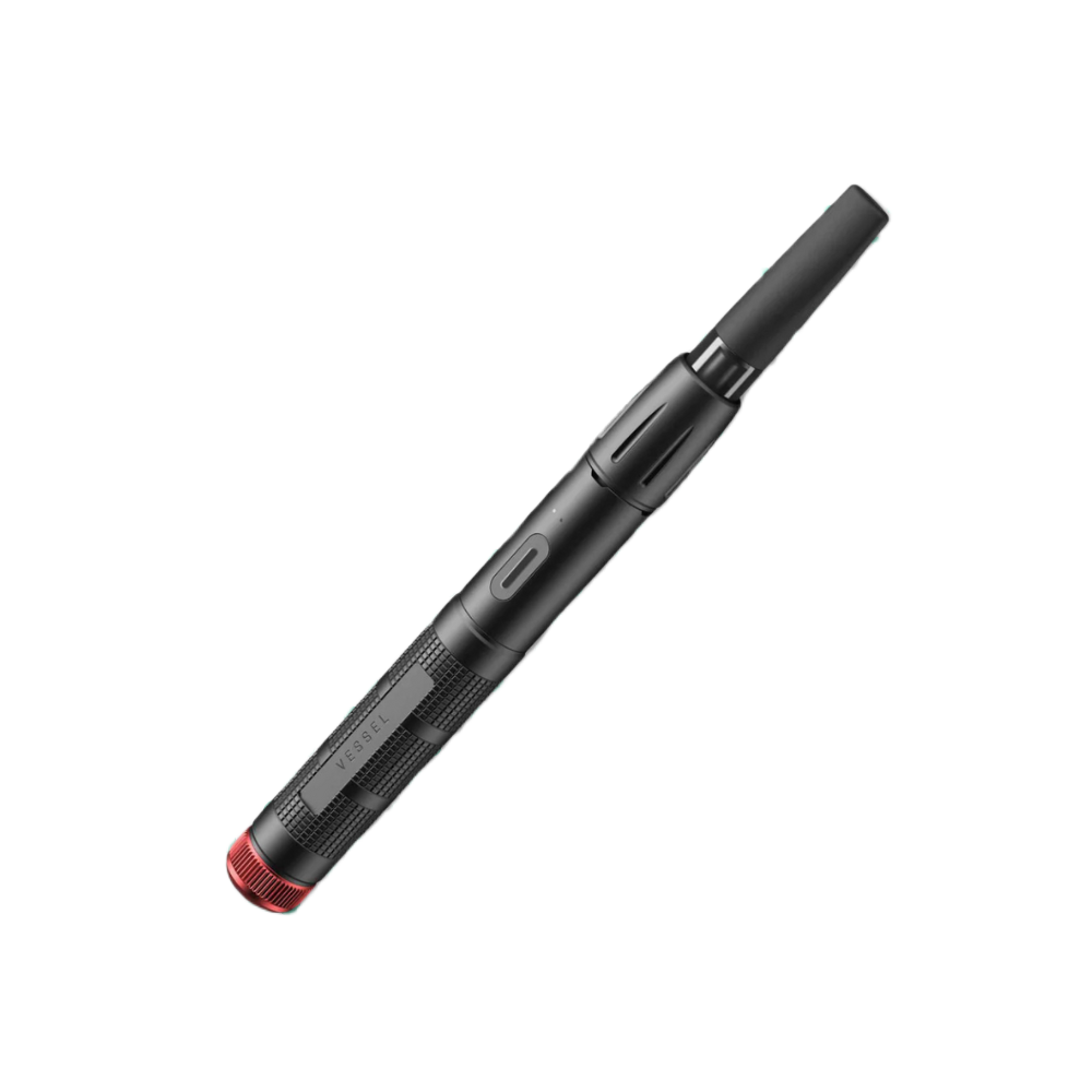 Vessel Expedition Trail Edition vape pen with black and red finish