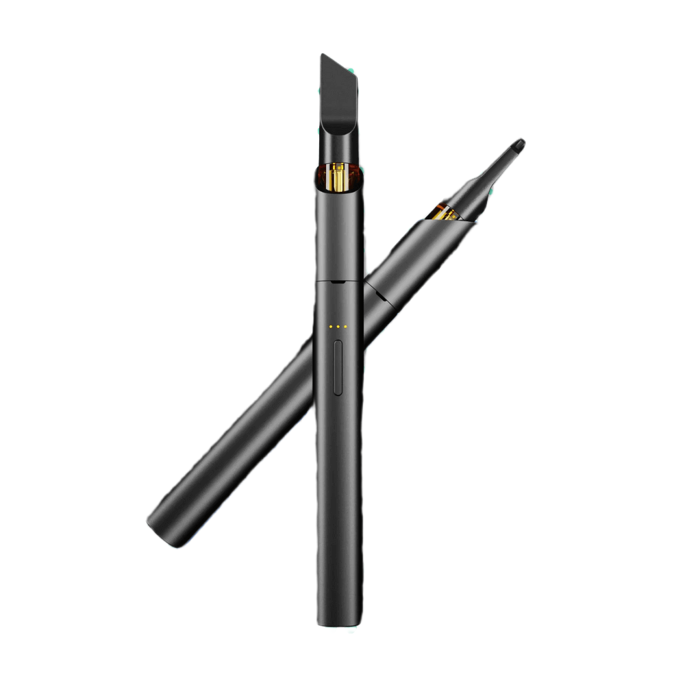 Vessel Vista Edge vape pen in slate black with gold accents