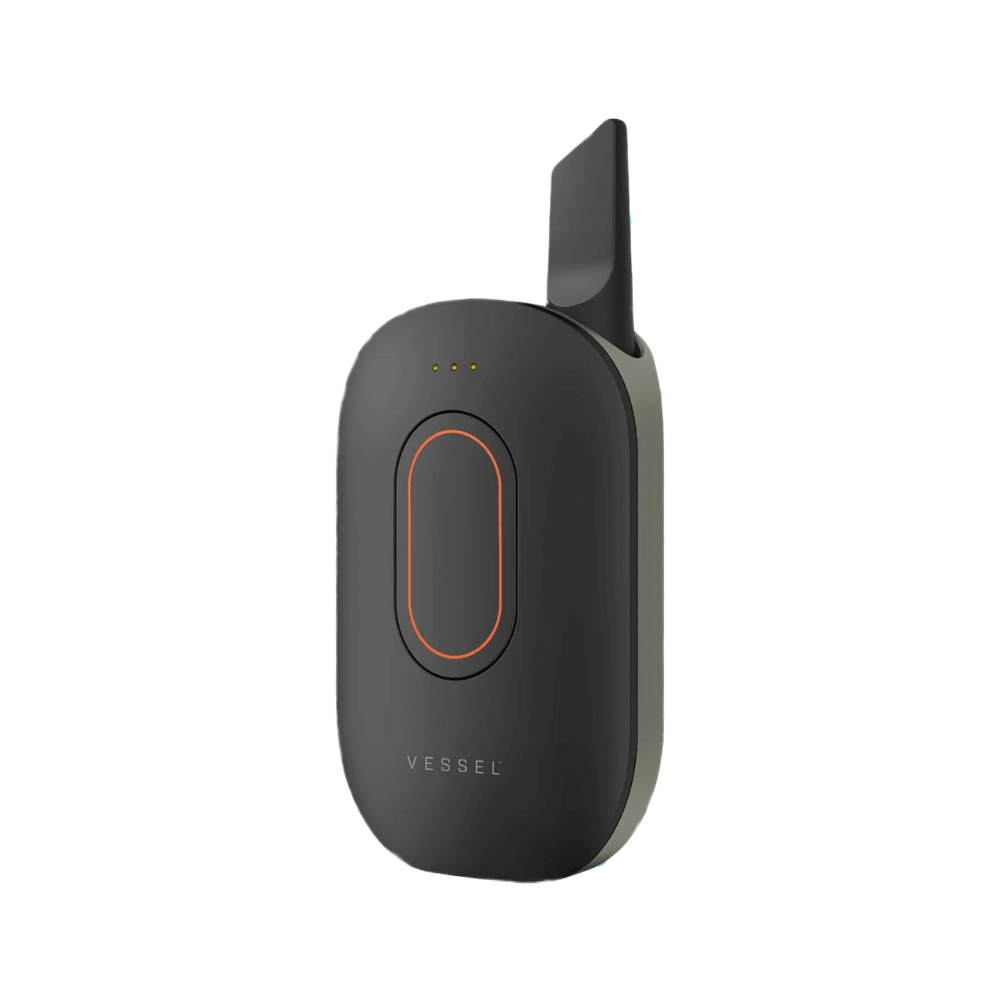 Vessel Compass vape device in Yosemite colorway with button display