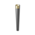 Vessel Cone Gunmetal držiak na pre-roll s vrchom v zlatom tóne