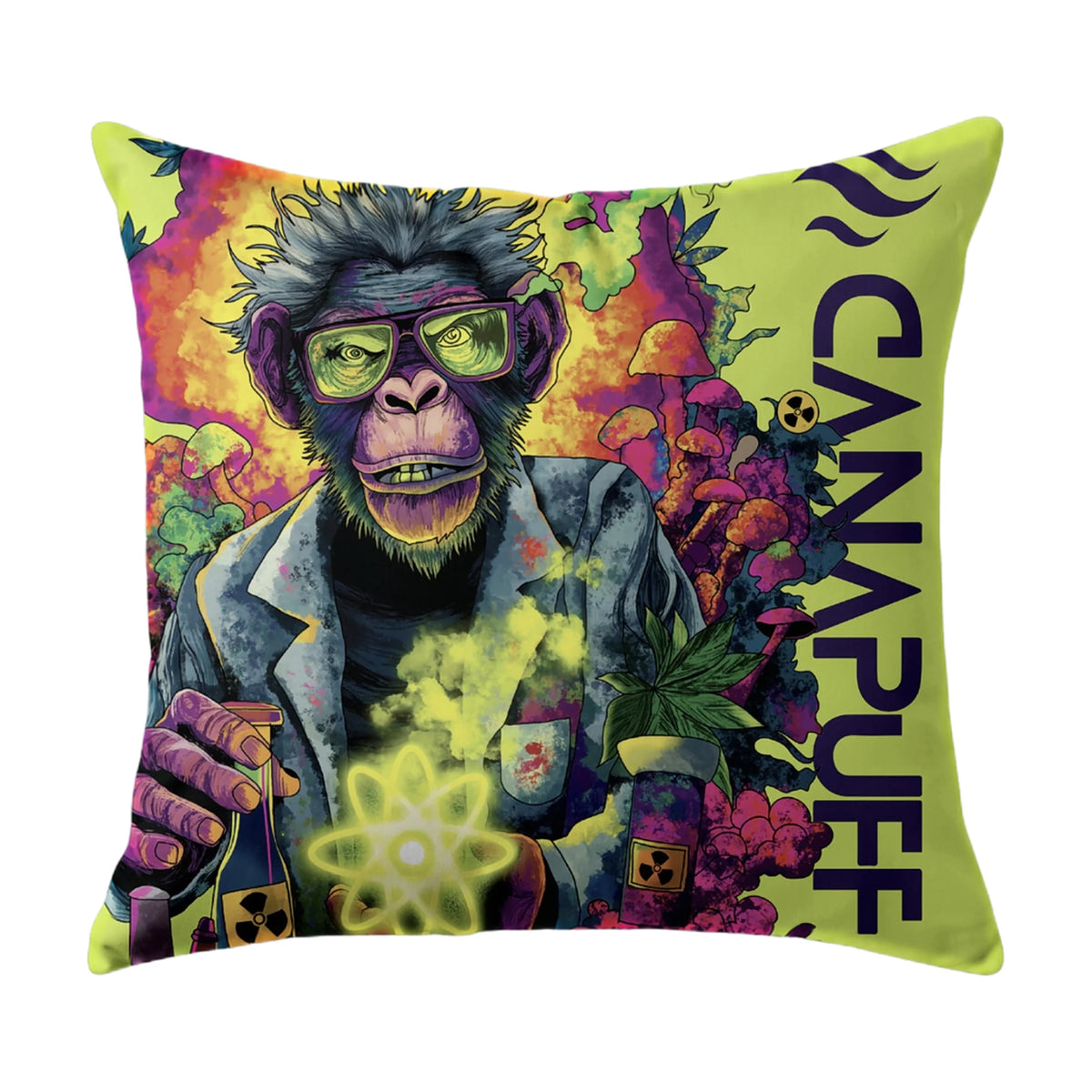 Canapuff Pillow – Atomic Monkey