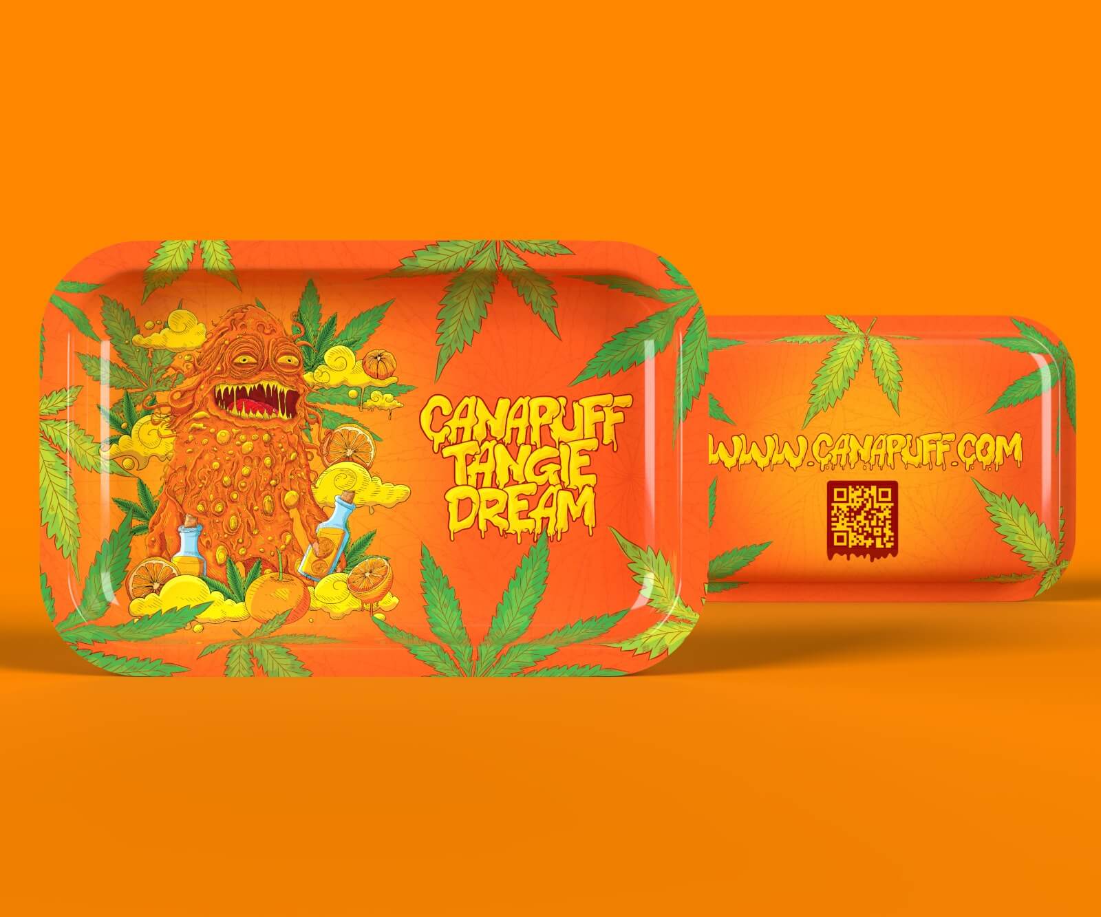 Canapuff Tangie Dream rolling tray, mini size